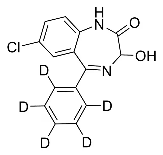 奧沙西泮-D5 標(biāo)準(zhǔn)溶液 100μg/mL