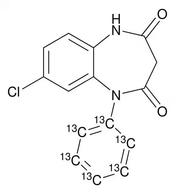 N-去甲基氯巴占-13C6 標(biāo)準(zhǔn)溶液