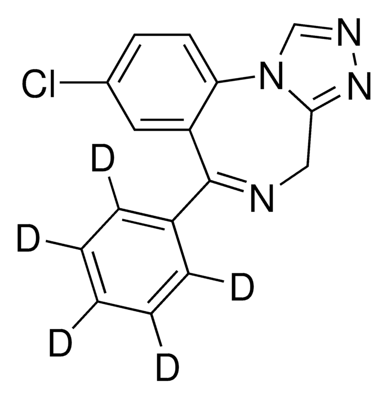 艾司唑侖-d5標(biāo)準(zhǔn)品