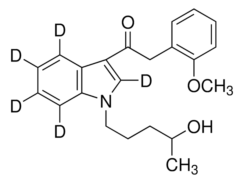 JWH-250 4-Hydroxypentyl metabolite-D5標(biāo)準(zhǔn)品