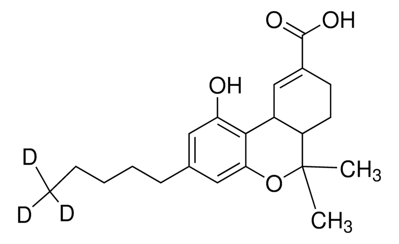 (±)-11-nor-9-羧基-Δ9-四氫大麻酚-D3標(biāo)準(zhǔn)品