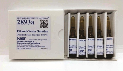 SRM 2893a  乙醇-水溶液標(biāo)準(zhǔn)品(名義質(zhì)量分?jǐn)?shù)0.08%)