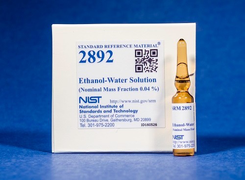 SRM 2892 乙醇-水溶液標(biāo)準(zhǔn)品(名義質(zhì)量分?jǐn)?shù)0.04%)
